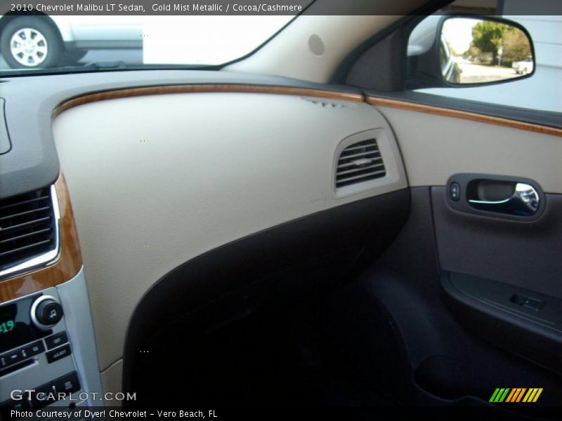Gold Mist Metallic / Cocoa/Cashmere 2010 Chevrolet Malibu LT Sedan