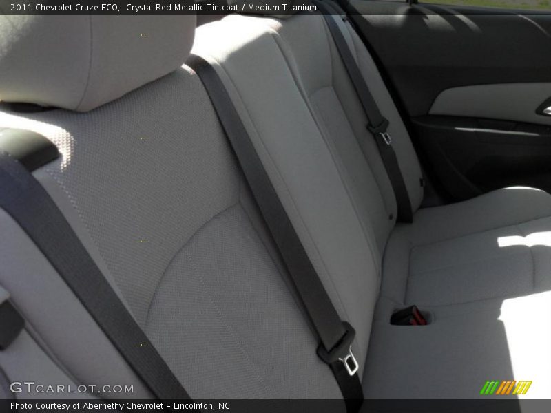 Crystal Red Metallic Tintcoat / Medium Titanium 2011 Chevrolet Cruze ECO