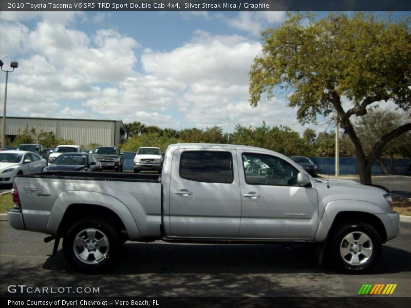 Silver Streak Mica / Graphite 2010 Toyota Tacoma V6 SR5 TRD Sport Double Cab 4x4