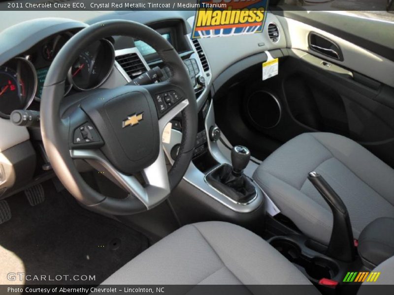 Medium Titanium Interior - 2011 Cruze ECO 