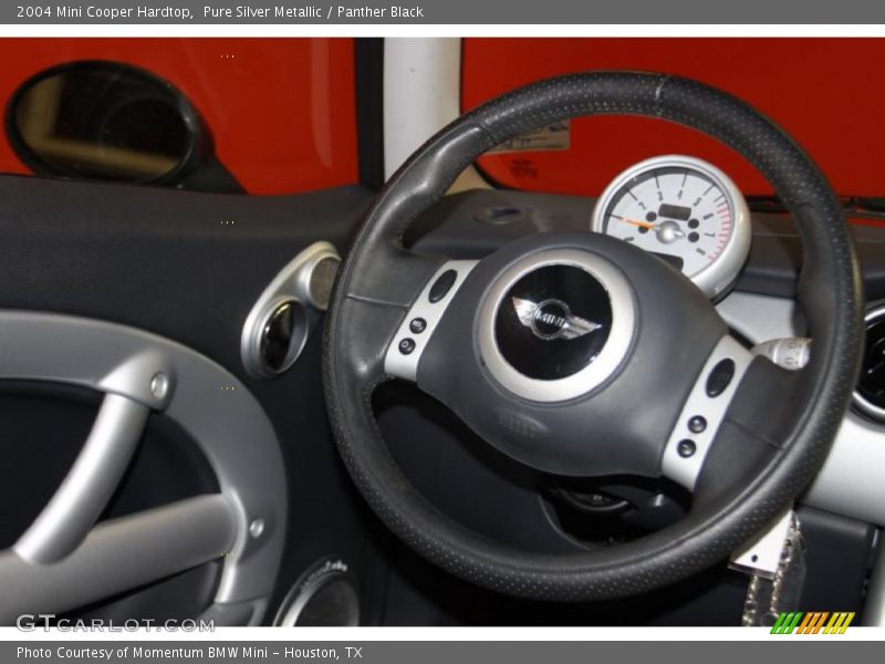 Pure Silver Metallic / Panther Black 2004 Mini Cooper Hardtop