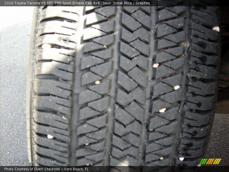 Silver Streak Mica / Graphite 2010 Toyota Tacoma V6 SR5 TRD Sport Double Cab 4x4