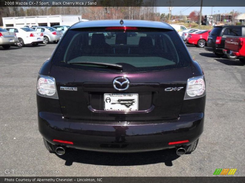 Black Cherry Mica / Sand 2008 Mazda CX-7 Sport