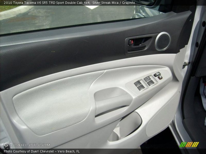 Silver Streak Mica / Graphite 2010 Toyota Tacoma V6 SR5 TRD Sport Double Cab 4x4