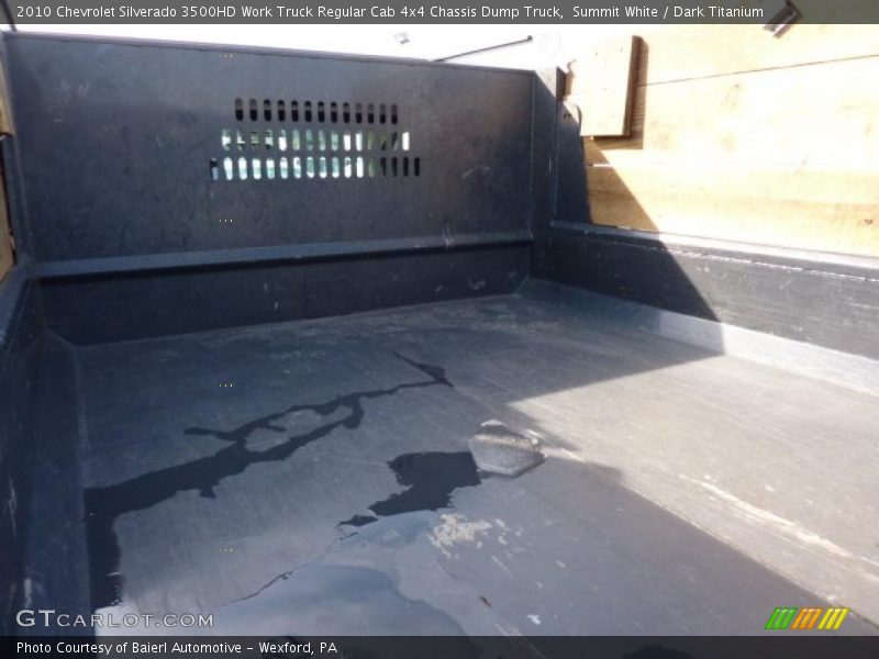 Summit White / Dark Titanium 2010 Chevrolet Silverado 3500HD Work Truck Regular Cab 4x4 Chassis Dump Truck