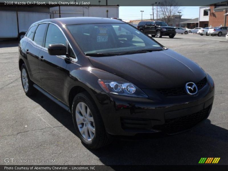 Black Cherry Mica / Sand 2008 Mazda CX-7 Sport