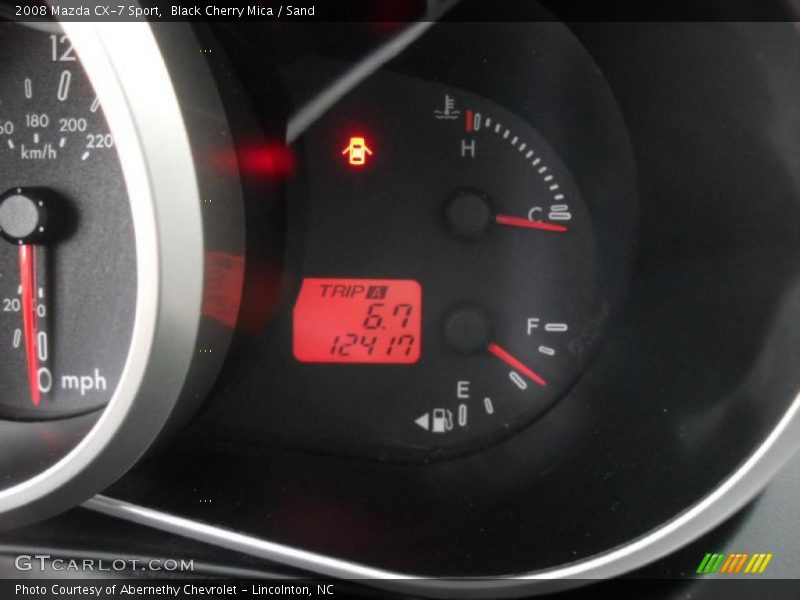 Black Cherry Mica / Sand 2008 Mazda CX-7 Sport