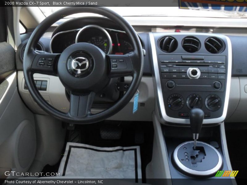 Black Cherry Mica / Sand 2008 Mazda CX-7 Sport