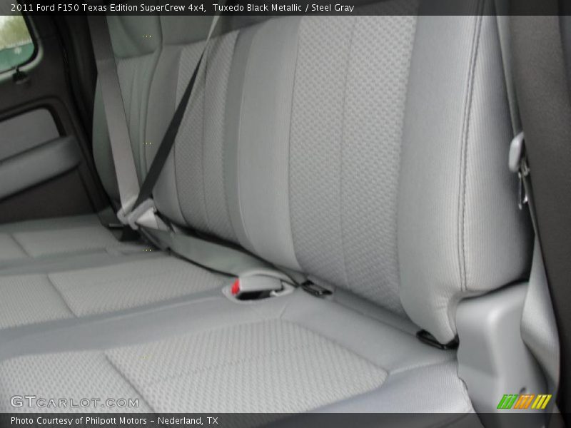 Tuxedo Black Metallic / Steel Gray 2011 Ford F150 Texas Edition SuperCrew 4x4