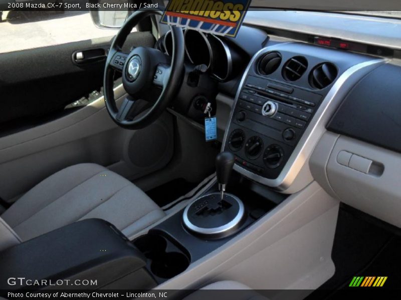 Black Cherry Mica / Sand 2008 Mazda CX-7 Sport