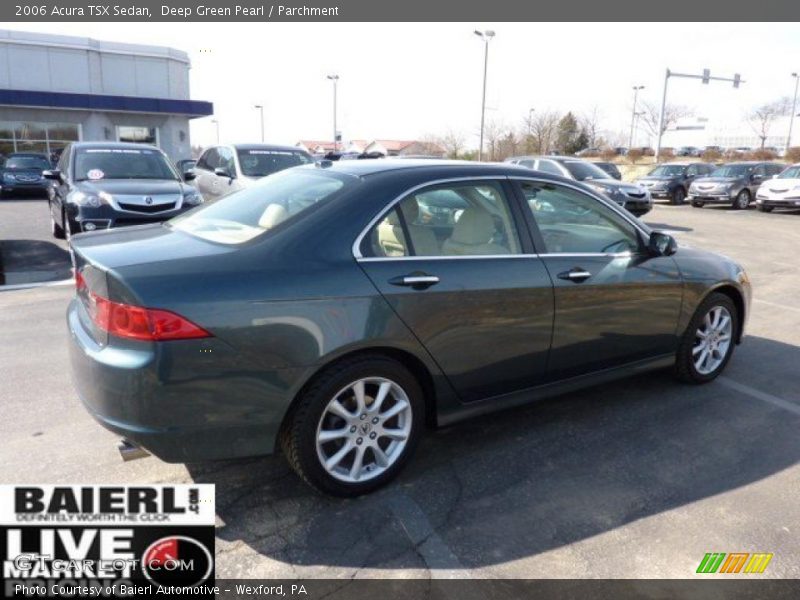 Deep Green Pearl / Parchment 2006 Acura TSX Sedan