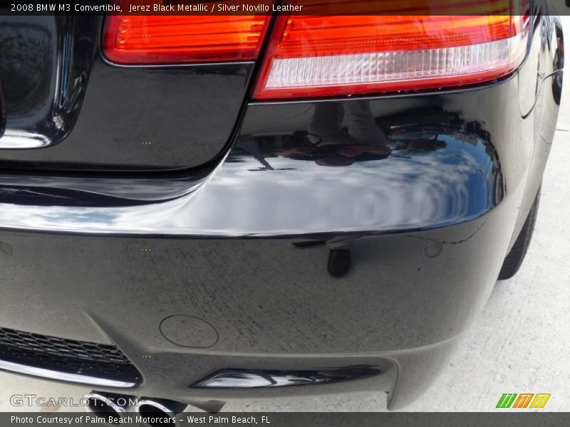 Jerez Black Metallic / Silver Novillo Leather 2008 BMW M3 Convertible