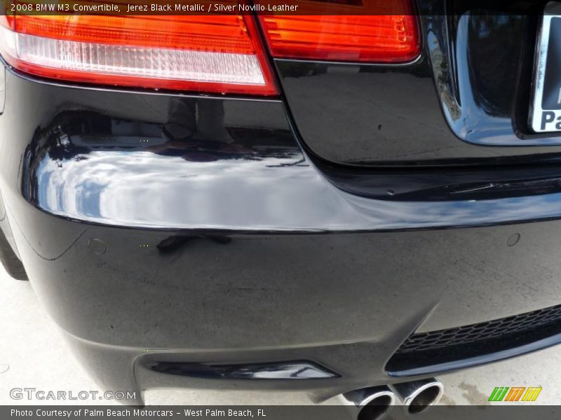 Jerez Black Metallic / Silver Novillo Leather 2008 BMW M3 Convertible