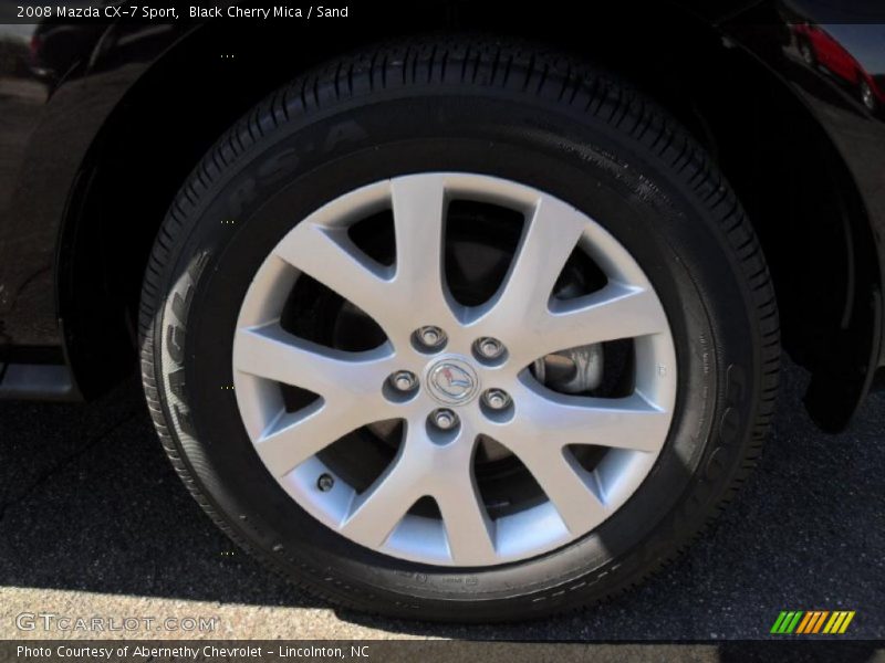 Black Cherry Mica / Sand 2008 Mazda CX-7 Sport