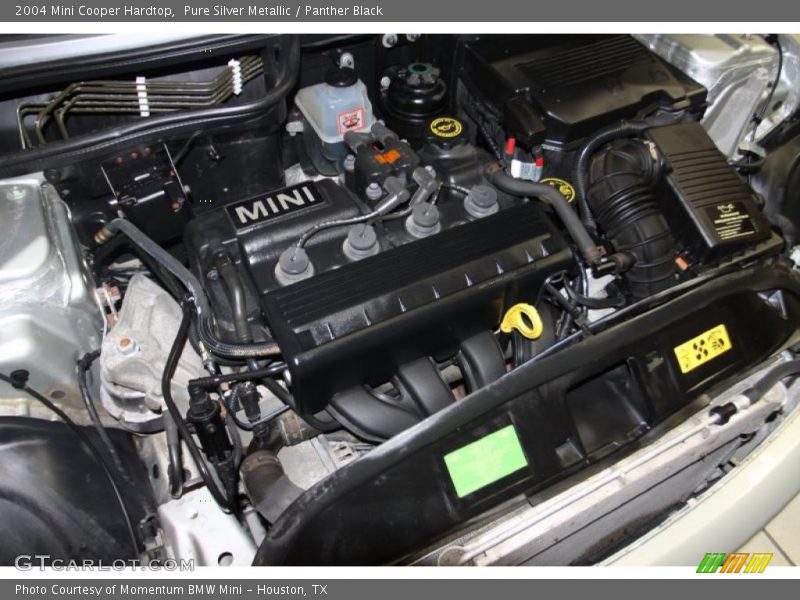 Pure Silver Metallic / Panther Black 2004 Mini Cooper Hardtop