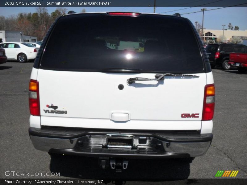 Summit White / Pewter/Dark Pewter 2003 GMC Yukon SLT