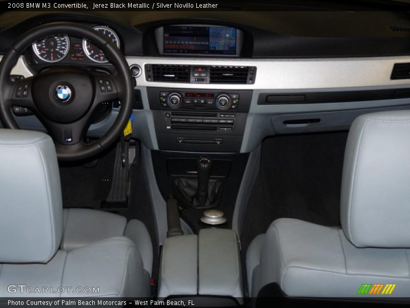 Jerez Black Metallic / Silver Novillo Leather 2008 BMW M3 Convertible