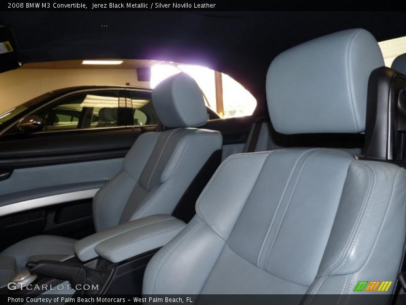 Jerez Black Metallic / Silver Novillo Leather 2008 BMW M3 Convertible