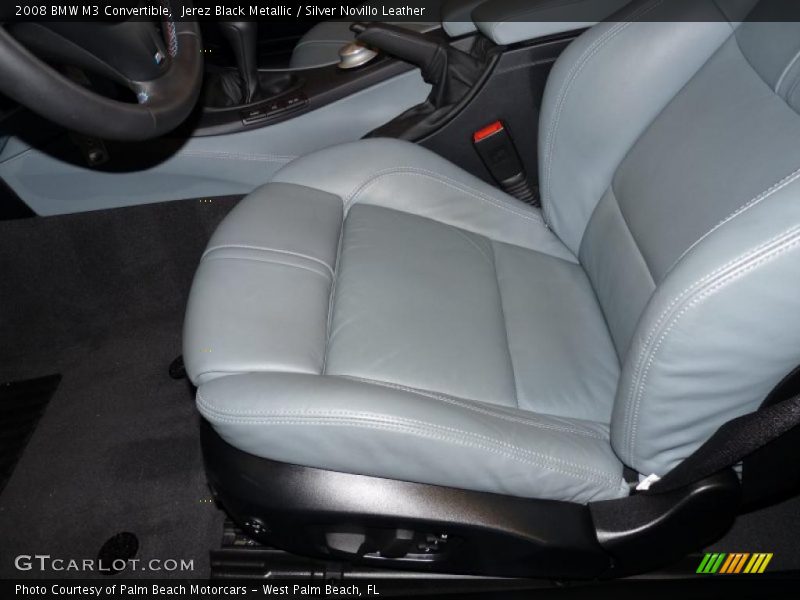  2008 M3 Convertible Silver Novillo Leather Interior