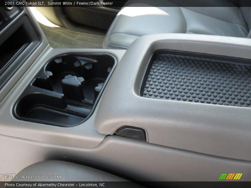 Summit White / Pewter/Dark Pewter 2003 GMC Yukon SLT