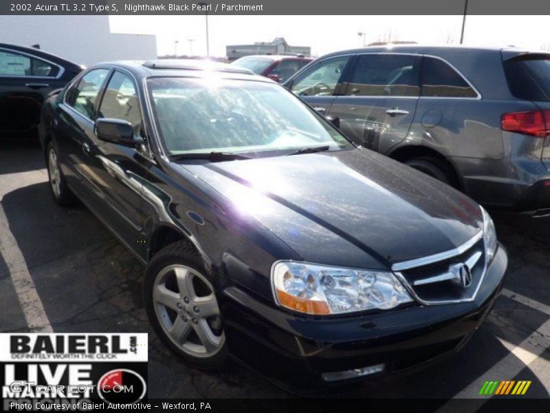Nighthawk Black Pearl / Parchment 2002 Acura TL 3.2 Type S