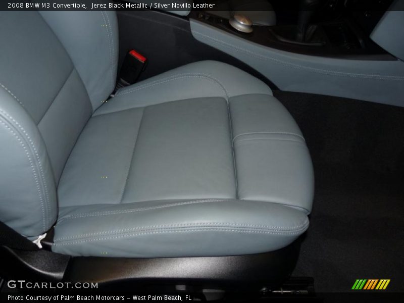 Jerez Black Metallic / Silver Novillo Leather 2008 BMW M3 Convertible