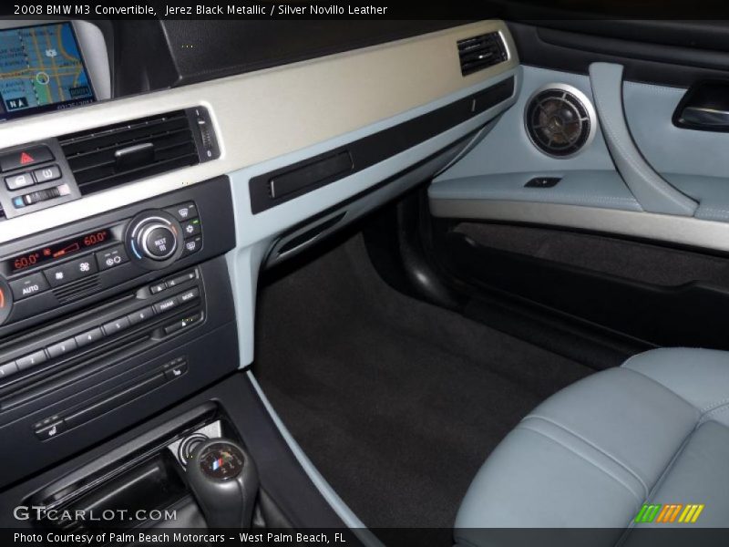 Jerez Black Metallic / Silver Novillo Leather 2008 BMW M3 Convertible