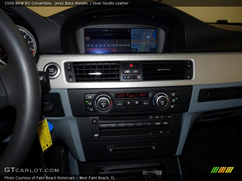 Jerez Black Metallic / Silver Novillo Leather 2008 BMW M3 Convertible
