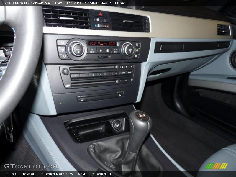 Jerez Black Metallic / Silver Novillo Leather 2008 BMW M3 Convertible