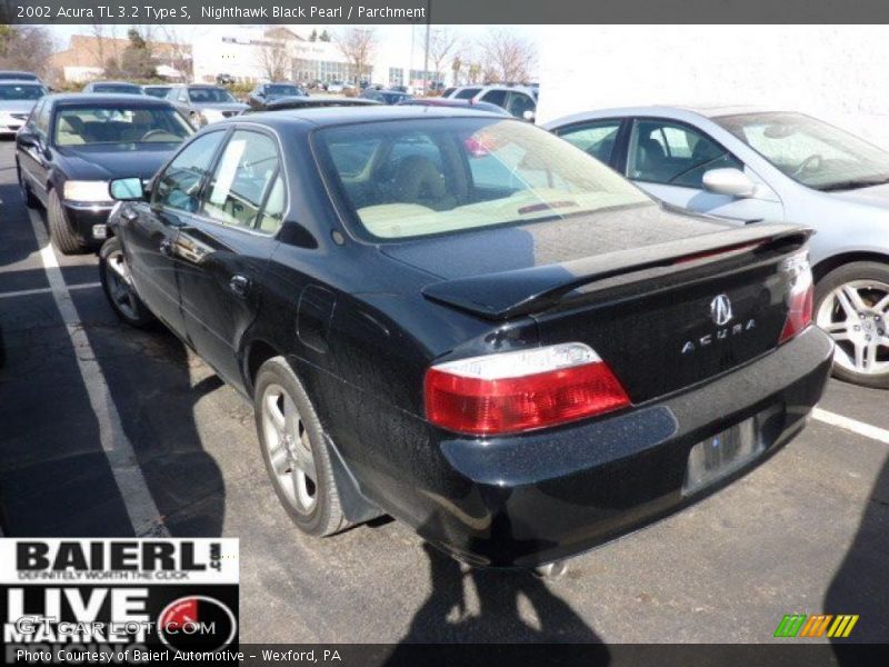 Nighthawk Black Pearl / Parchment 2002 Acura TL 3.2 Type S