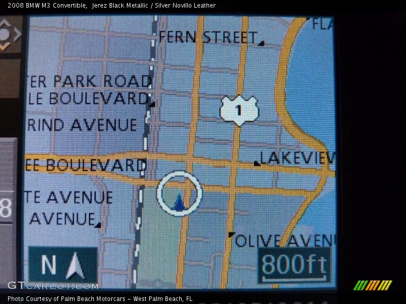 Jerez Black Metallic / Silver Novillo Leather 2008 BMW M3 Convertible