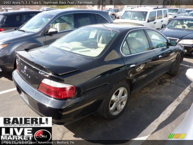 Nighthawk Black Pearl / Parchment 2002 Acura TL 3.2 Type S