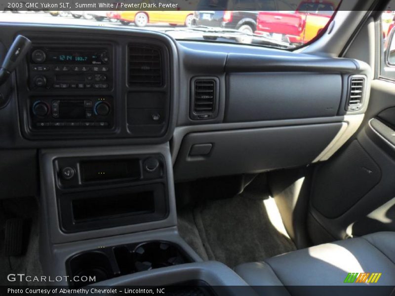 Summit White / Pewter/Dark Pewter 2003 GMC Yukon SLT