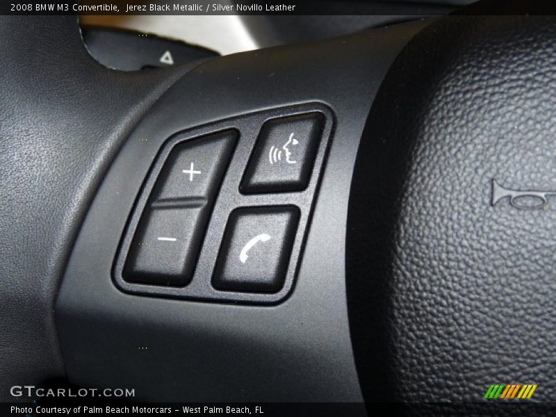 Jerez Black Metallic / Silver Novillo Leather 2008 BMW M3 Convertible
