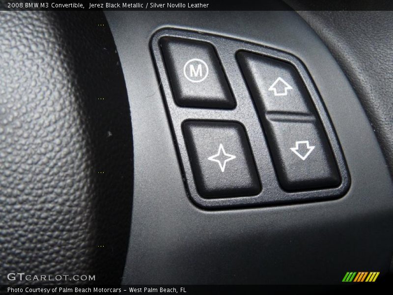 Jerez Black Metallic / Silver Novillo Leather 2008 BMW M3 Convertible