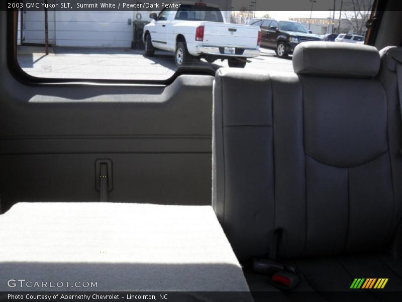 Summit White / Pewter/Dark Pewter 2003 GMC Yukon SLT