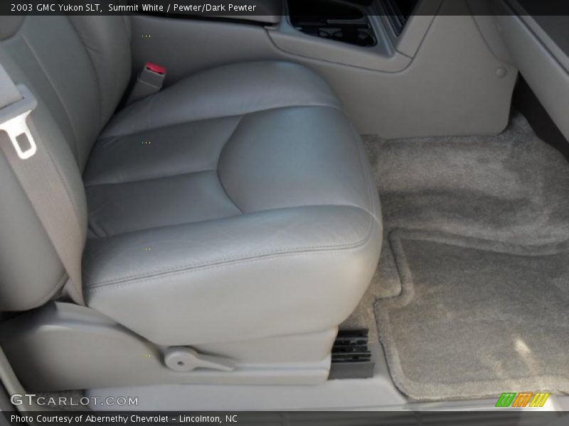 Summit White / Pewter/Dark Pewter 2003 GMC Yukon SLT