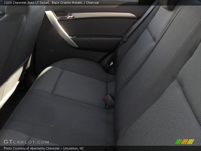 Black Granite Metallic / Charcoal 2009 Chevrolet Aveo LT Sedan