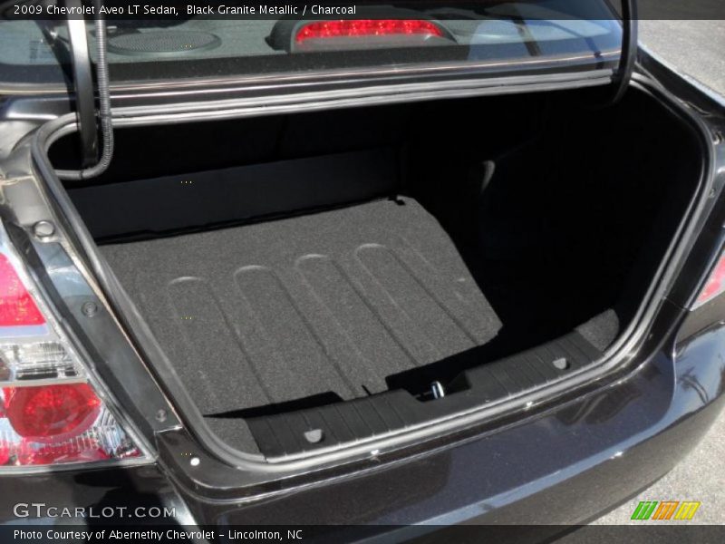 Black Granite Metallic / Charcoal 2009 Chevrolet Aveo LT Sedan