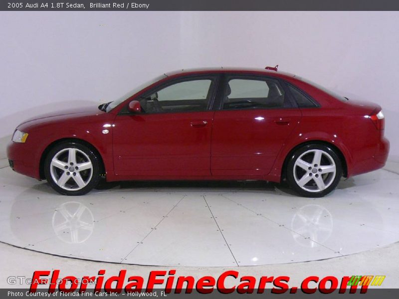 Brilliant Red / Ebony 2005 Audi A4 1.8T Sedan