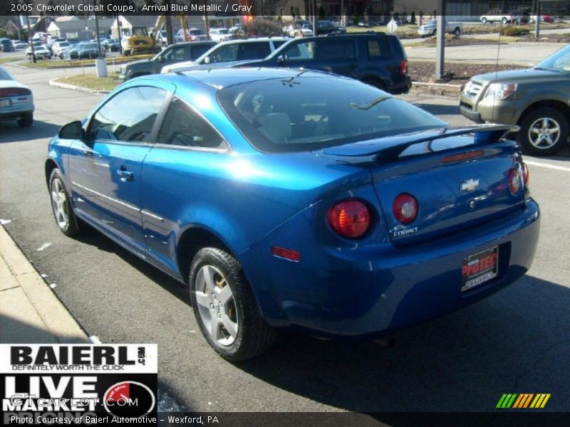 Arrival Blue Metallic / Gray 2005 Chevrolet Cobalt Coupe