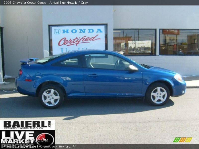 Arrival Blue Metallic / Gray 2005 Chevrolet Cobalt Coupe
