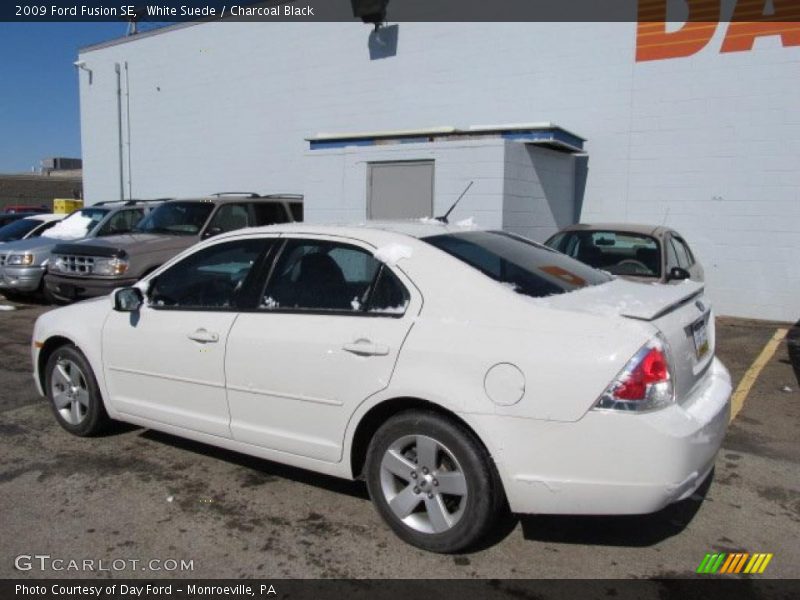 White Suede / Charcoal Black 2009 Ford Fusion SE