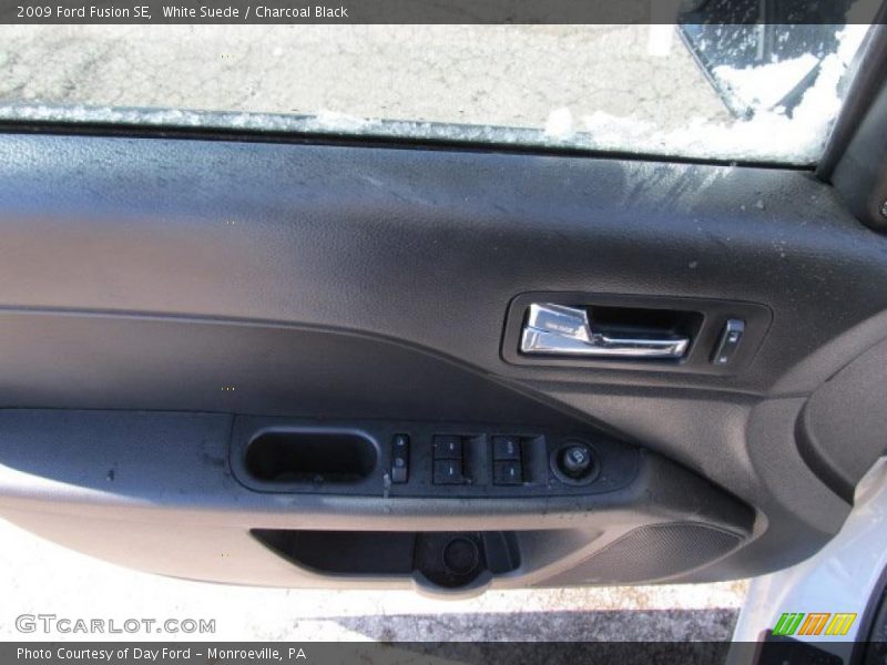 White Suede / Charcoal Black 2009 Ford Fusion SE