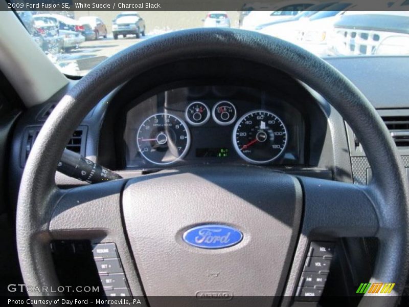 White Suede / Charcoal Black 2009 Ford Fusion SE