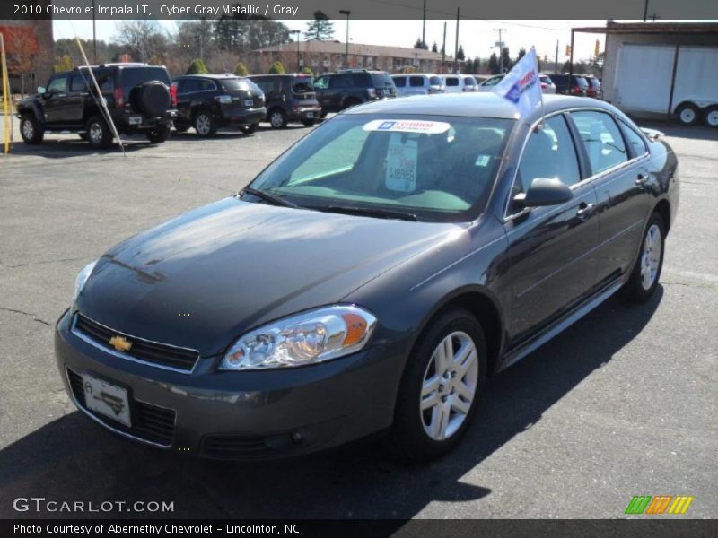 Cyber Gray Metallic / Gray 2010 Chevrolet Impala LT