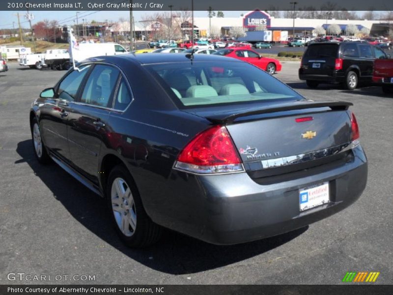 Cyber Gray Metallic / Gray 2010 Chevrolet Impala LT