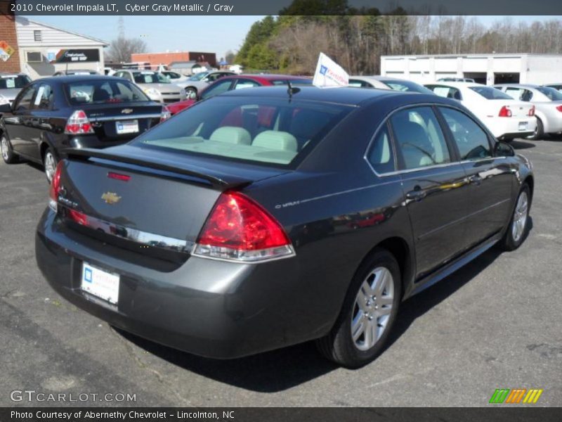Cyber Gray Metallic / Gray 2010 Chevrolet Impala LT