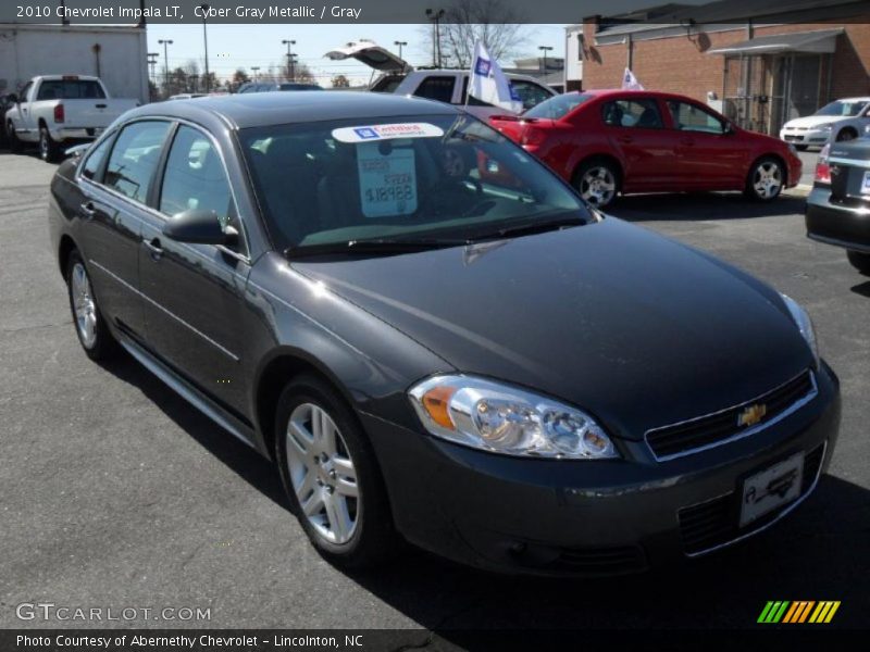 Cyber Gray Metallic / Gray 2010 Chevrolet Impala LT