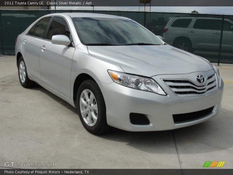 Classic Silver Metallic / Ash 2011 Toyota Camry LE